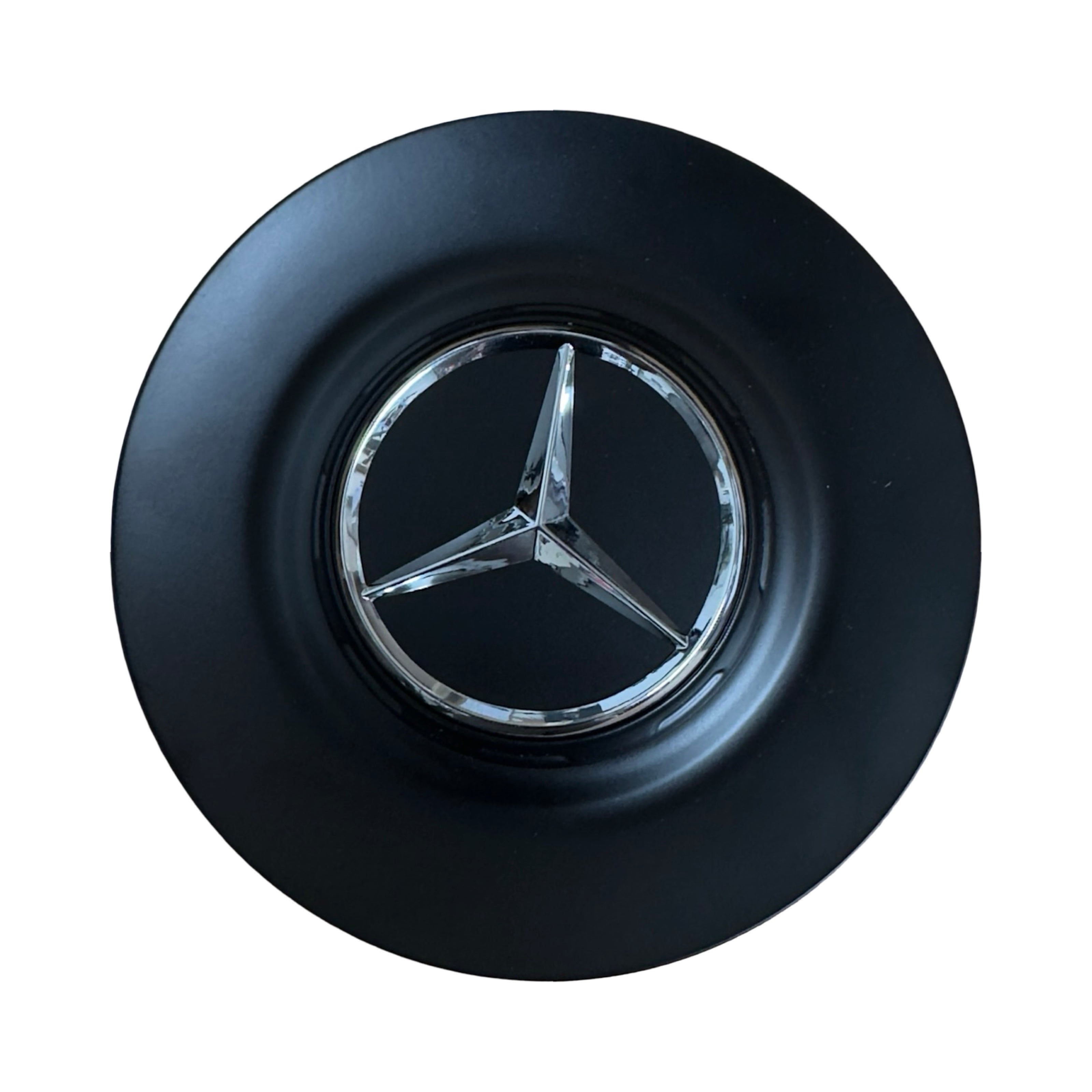 Mercedes AMG Wheel Centre Caps A0004001100 Matte Black