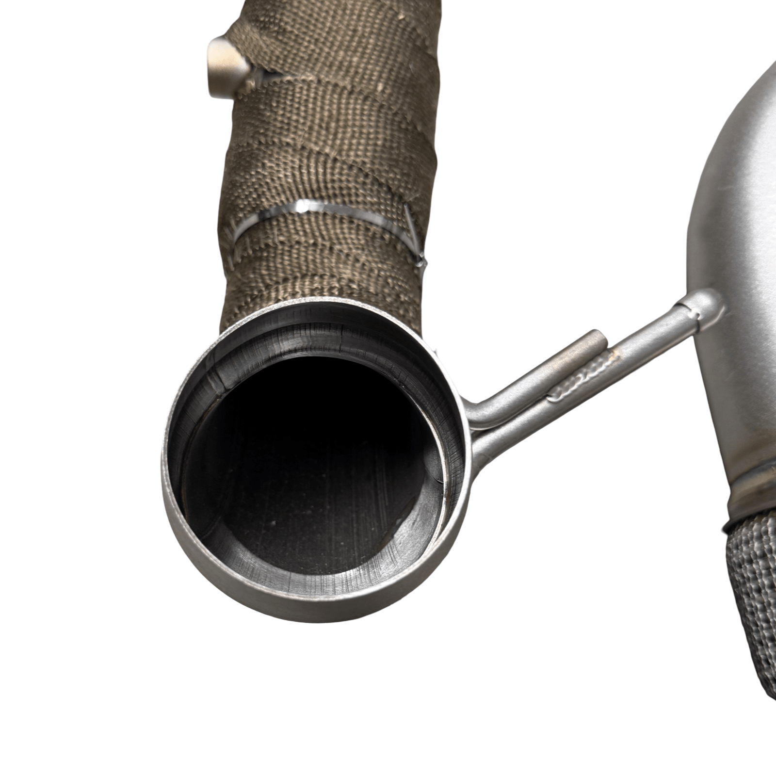 Mercedes A45 3.5” Decat Downpipe + Mid Pipe CLA45 GLA45 AMG - GERMAN PARTS