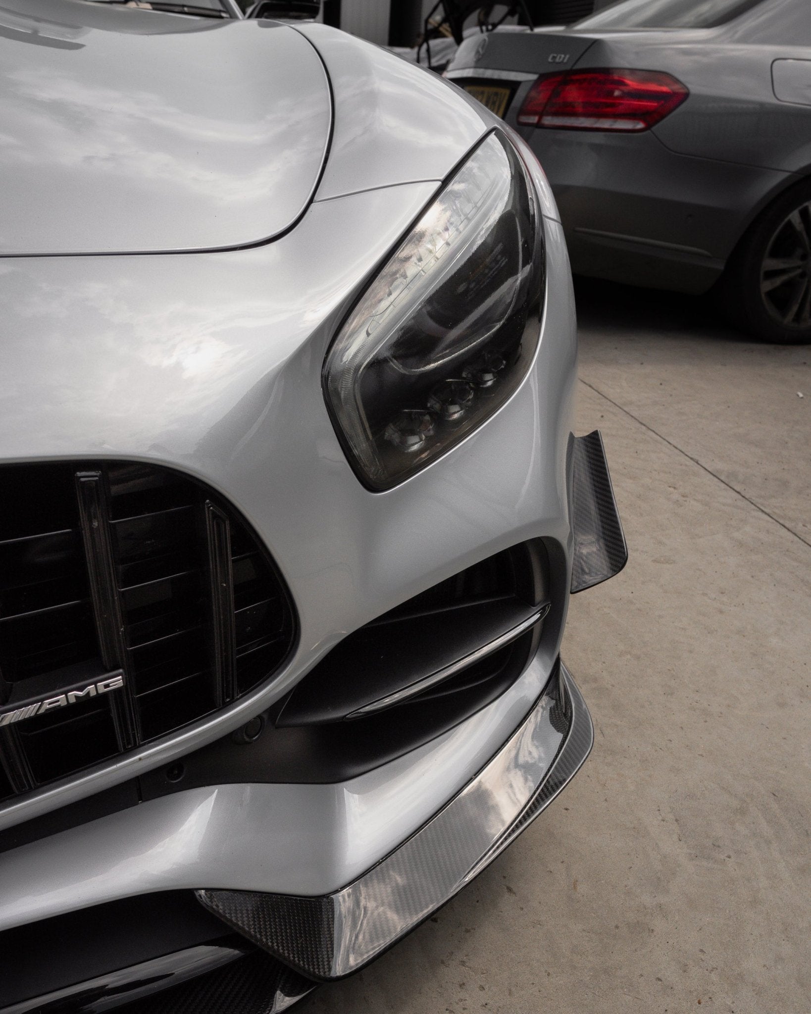 Mercedes AMG GT / GTS / GTC W190 C190 Front Bumper Carbon Canards 2017 - 2021 - GERMAN PARTS