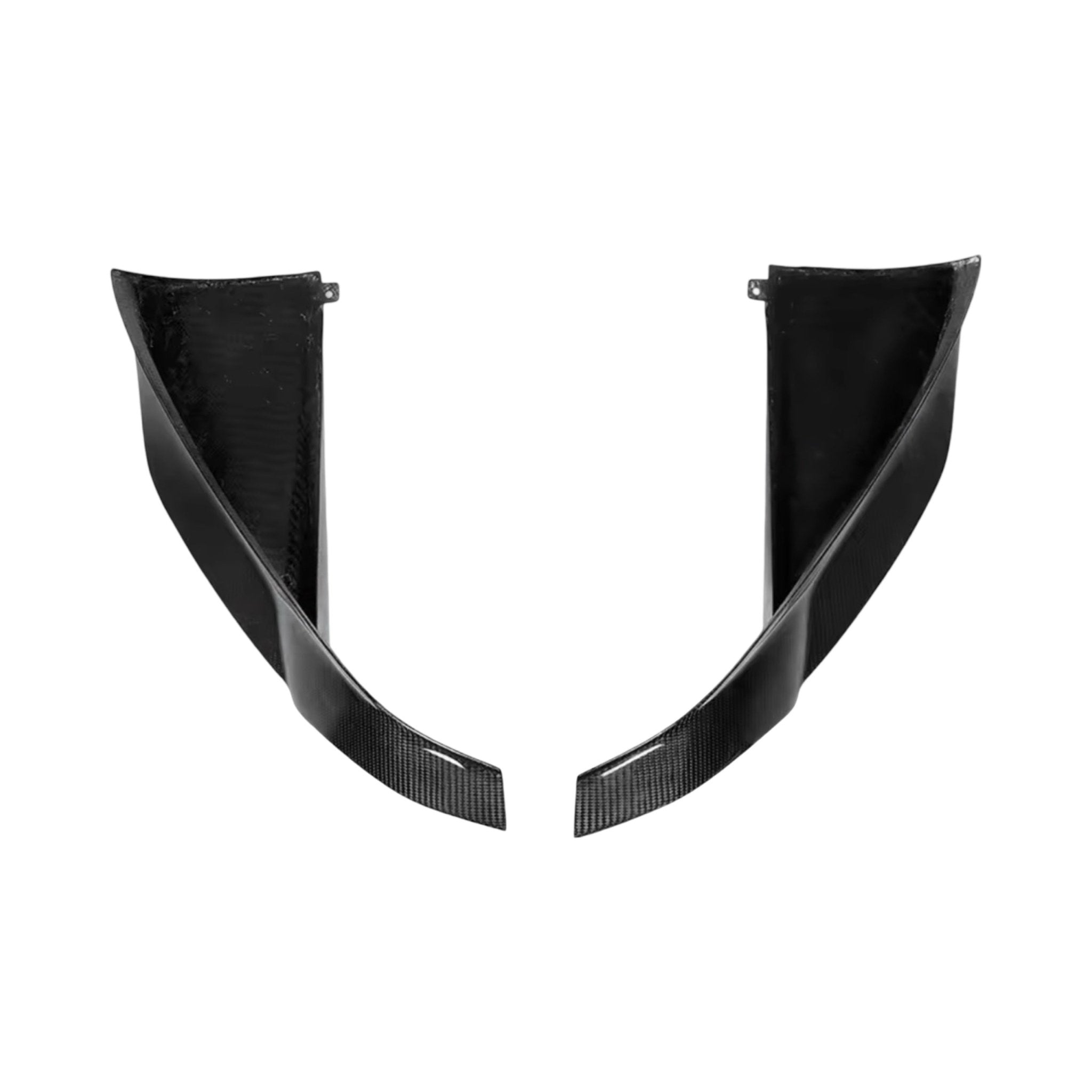 Mercedes AMG GTR C190 R190 Carbon Fiber Rear Bumper Gurney Flap Splitter Extension - GERMAN PARTS