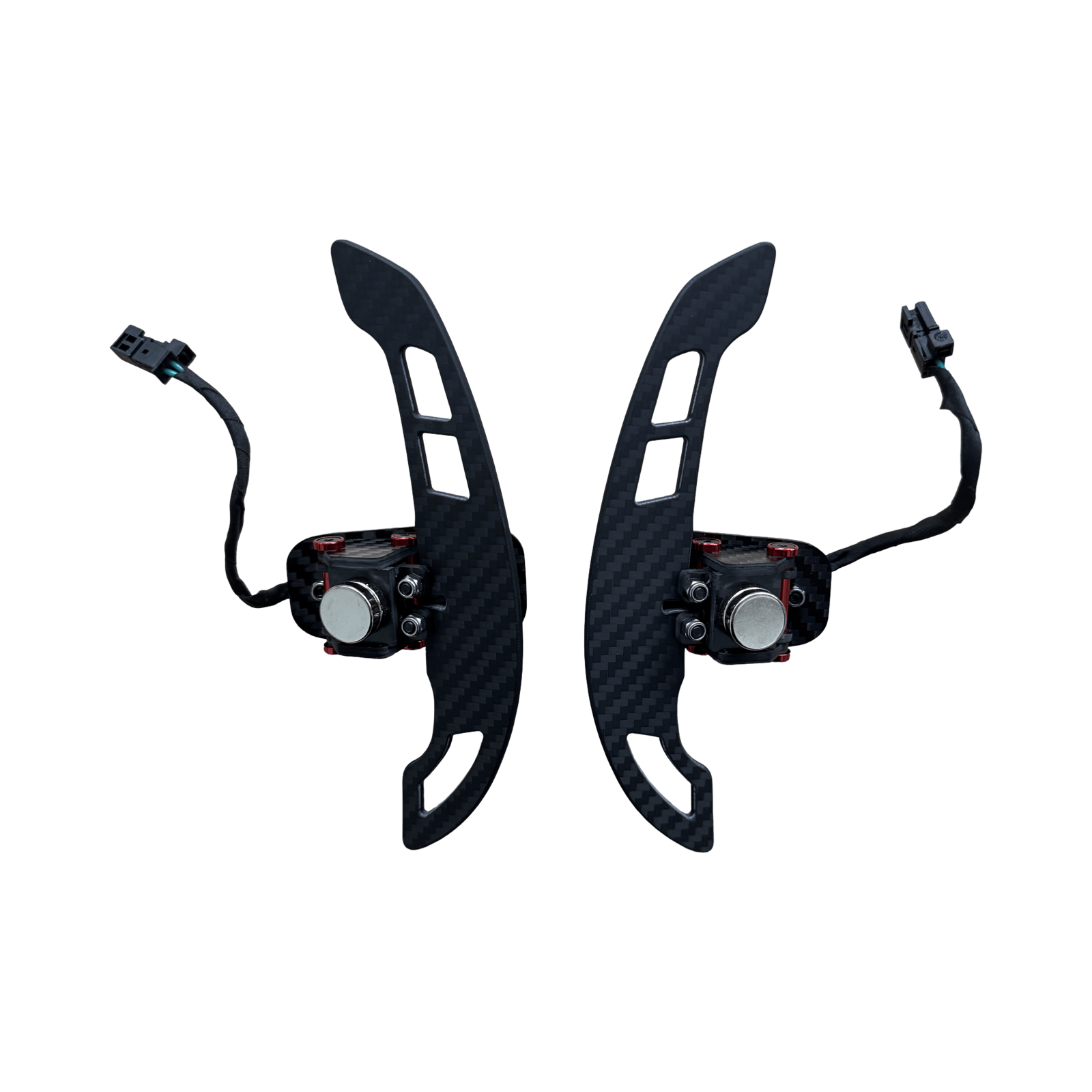 Mercedes AMG Steering Wheel Magnetic Paddle shifters 2015 - 2022 (CARBON) A0005453868 A0005453768 VERSION 1 - GERMAN PARTS