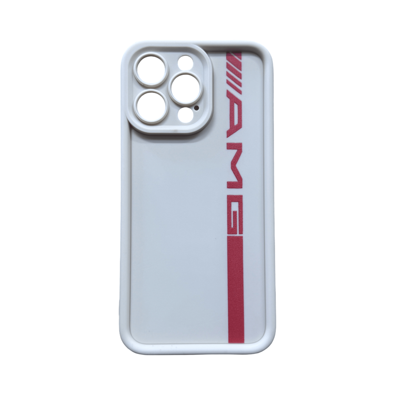 MERCEDES AMG IPHONE CASE - WHITE / ORANGE - GERMAN PARTS