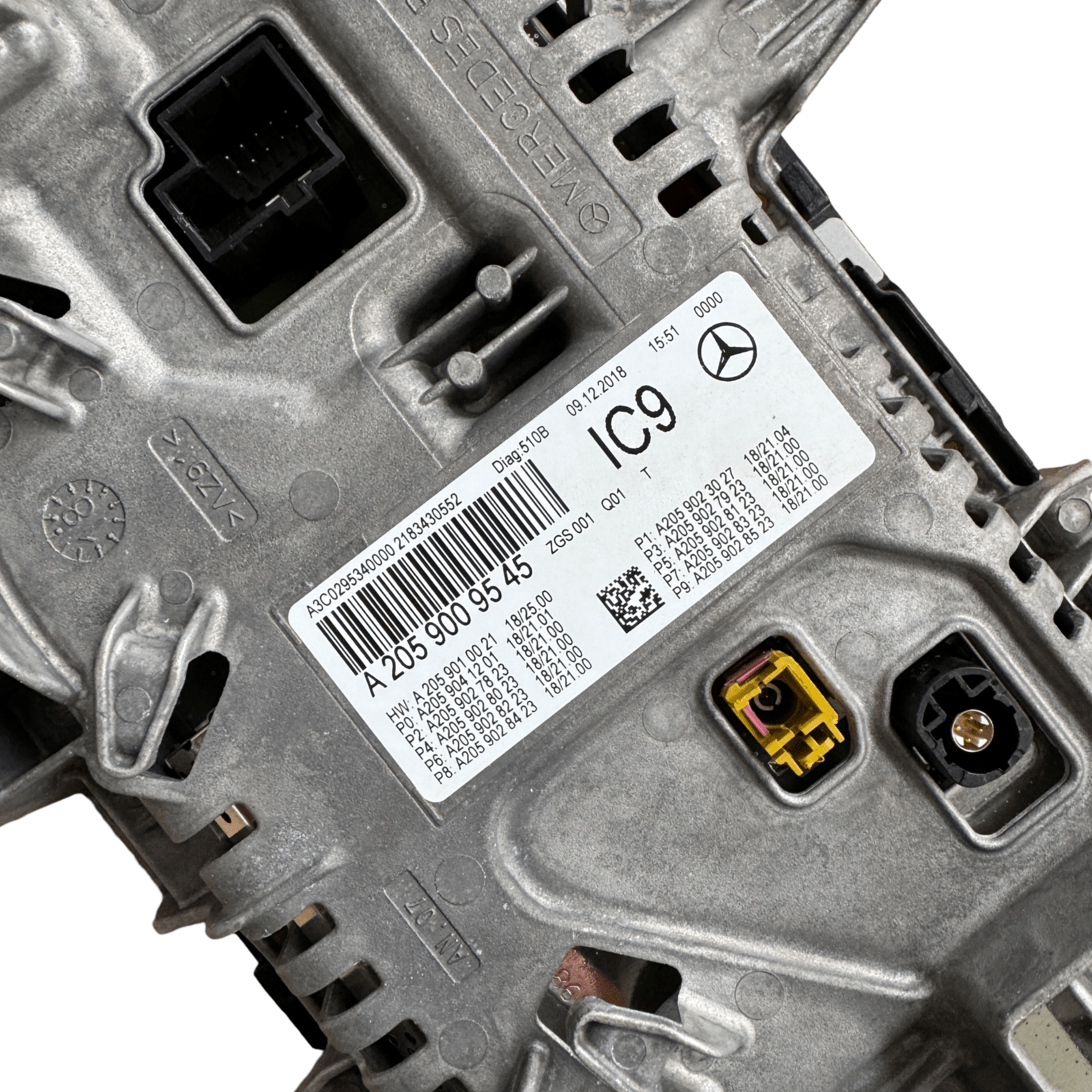 Mercedes C Class W205 Digital Dash Display Instrument Cluster A2059009545 - GERMAN PARTS