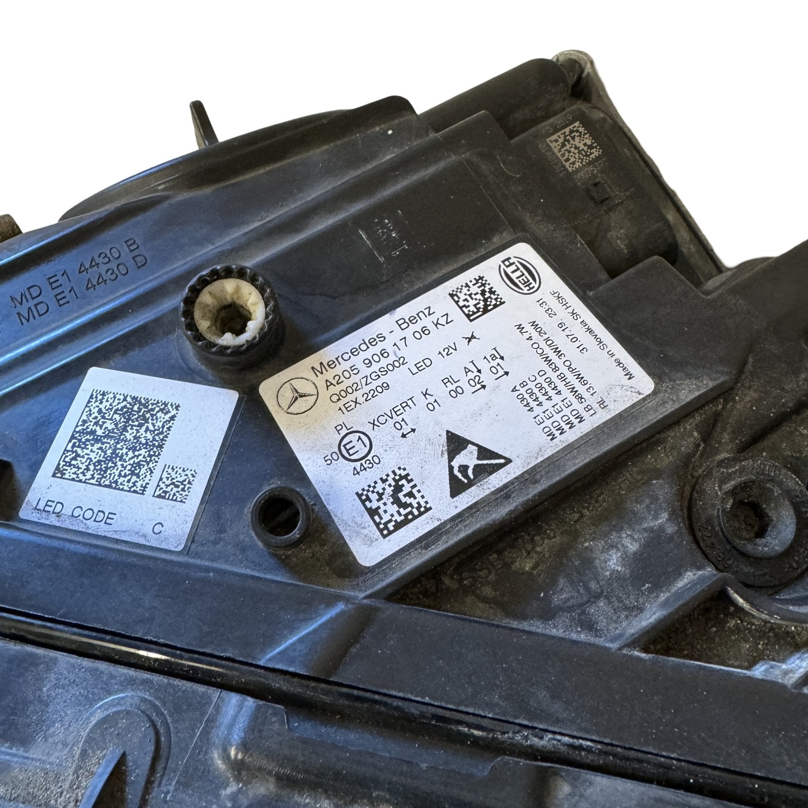 MERCEDES C CLASS W205 left side headlight multibeam LED A2059061706 A2059064306 - GERMAN PARTS
