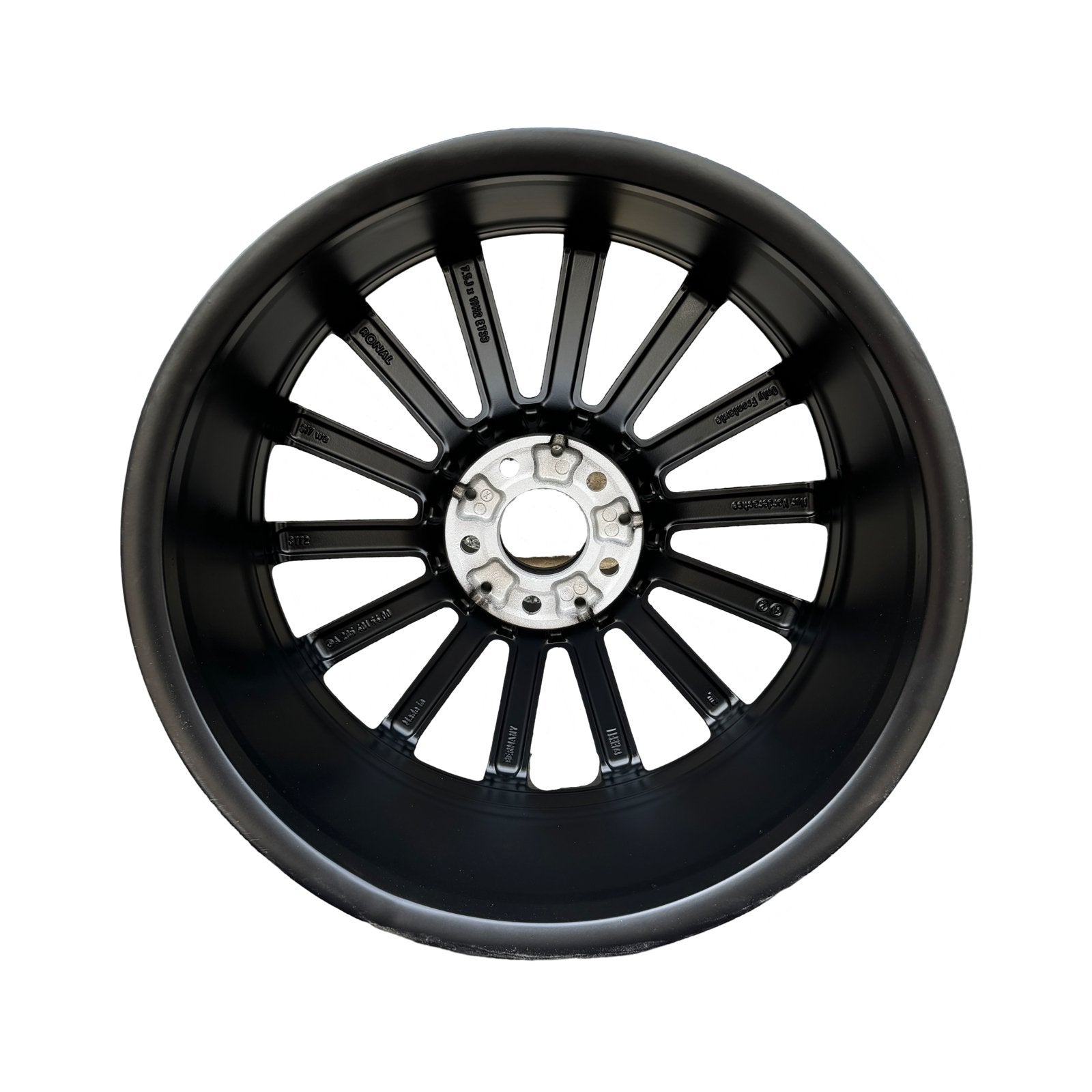 MERCEDES C43 FRONT ALLOY 7.5J ET33 A2054015400 MATTE BLACK DIAMOND FINISH - GERMAN PARTS