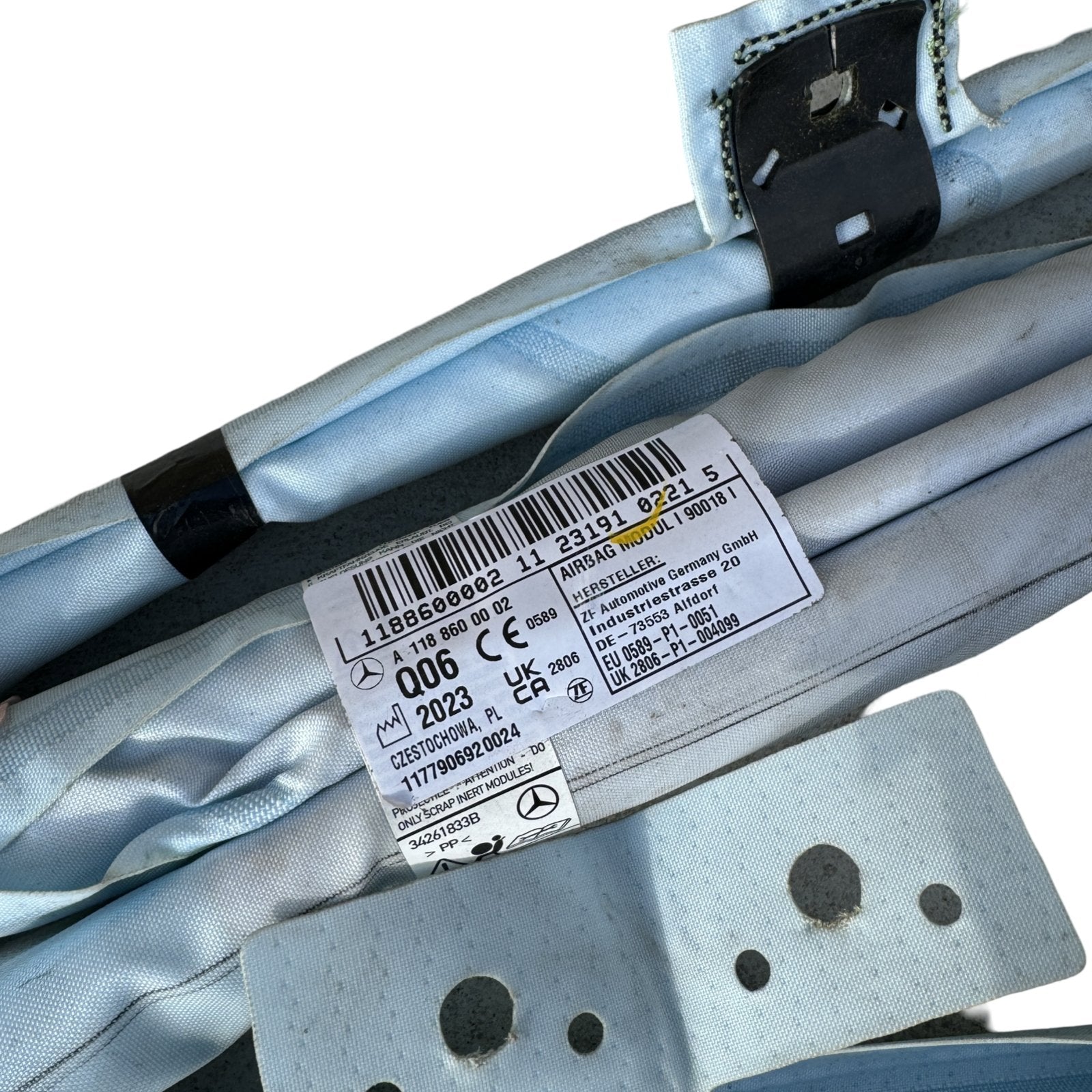 Mercedes CLA W118 Left Side Curtain Airbag A1188600002 - GERMAN PARTS