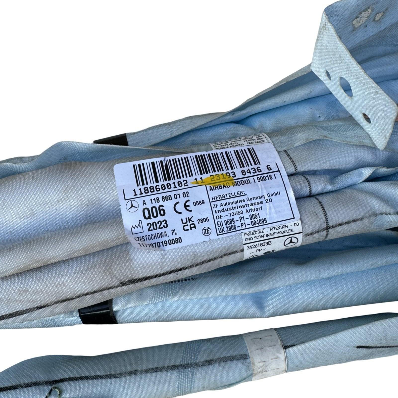 Mercedes CLA W118 Right Side Curtain Airbag A1188600102 - GERMAN PARTS