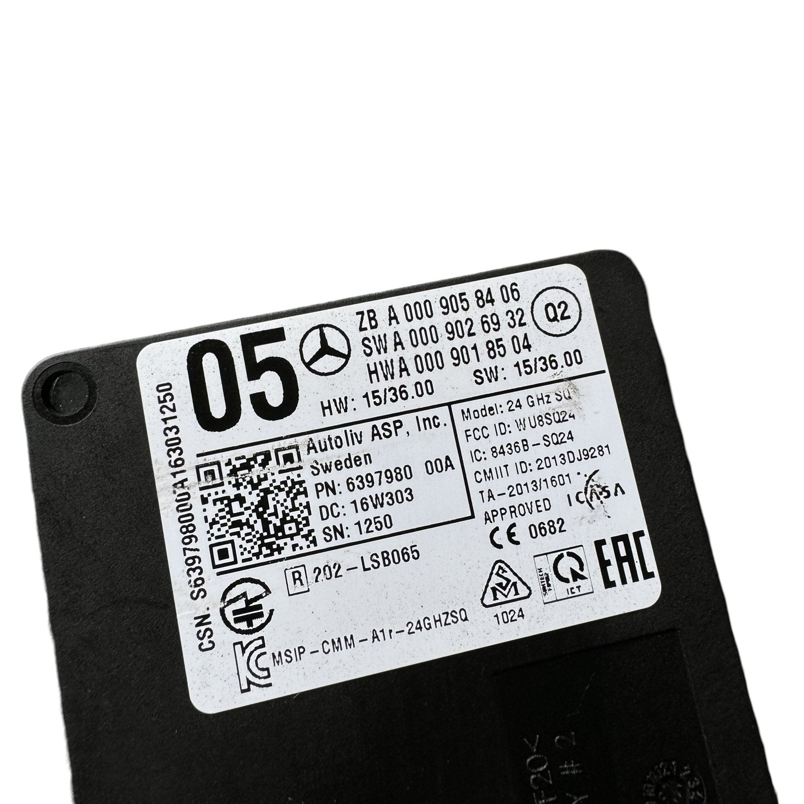 MERCEDES Distance Assist Radar Sensor OEM A0009058406 - GERMAN PARTS