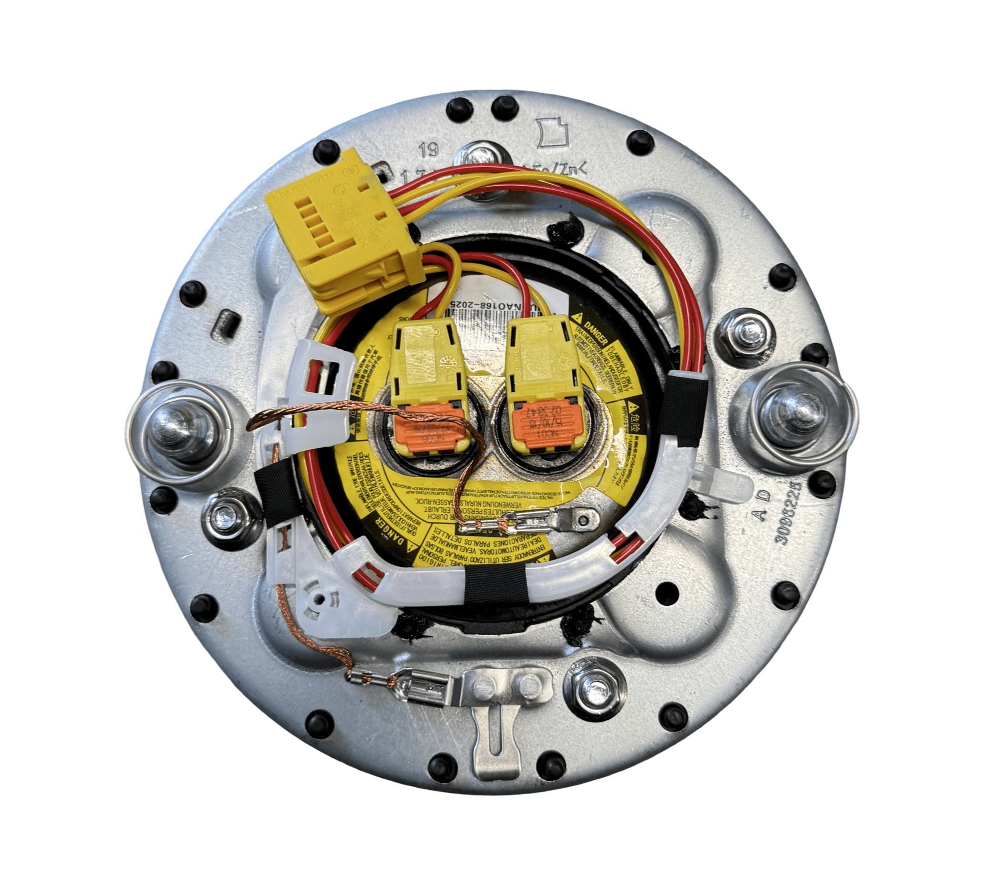 Mercedes Steering Wheel Airbag full Alcantara black Star 2019 - 2023 (Custom Airbag) A0008601904 - GERMAN PARTS