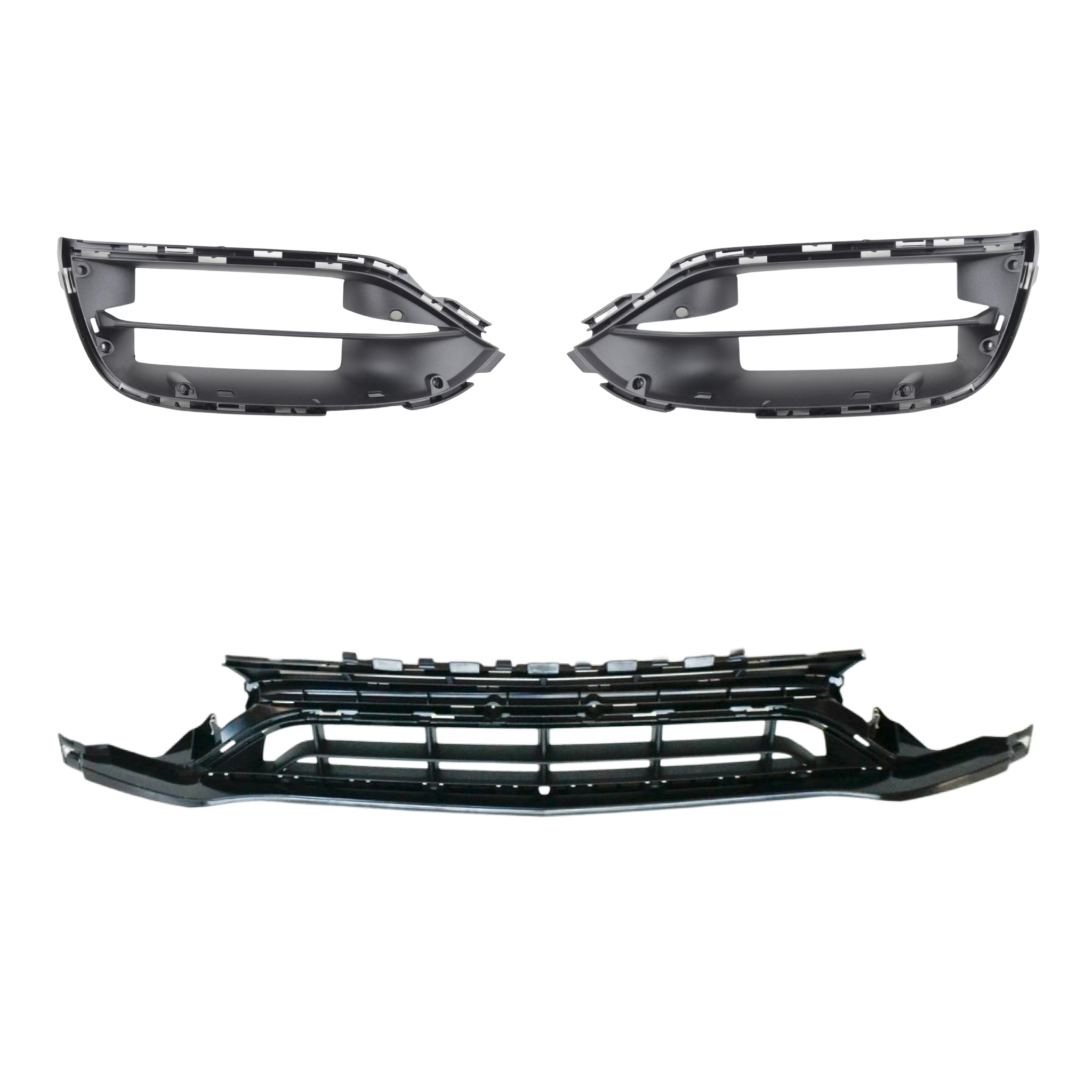 MERCEDES C63 / C63S W205 FACELIFT FRONT BUMPER GRILLES 2019+ - GERMAN PARTS