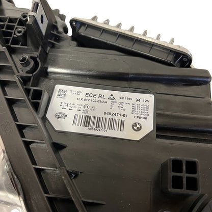 BMW 3 SERIES F30 F31 left side LED headlight LCI shadow edition 8492471 - GERMAN PARTS 