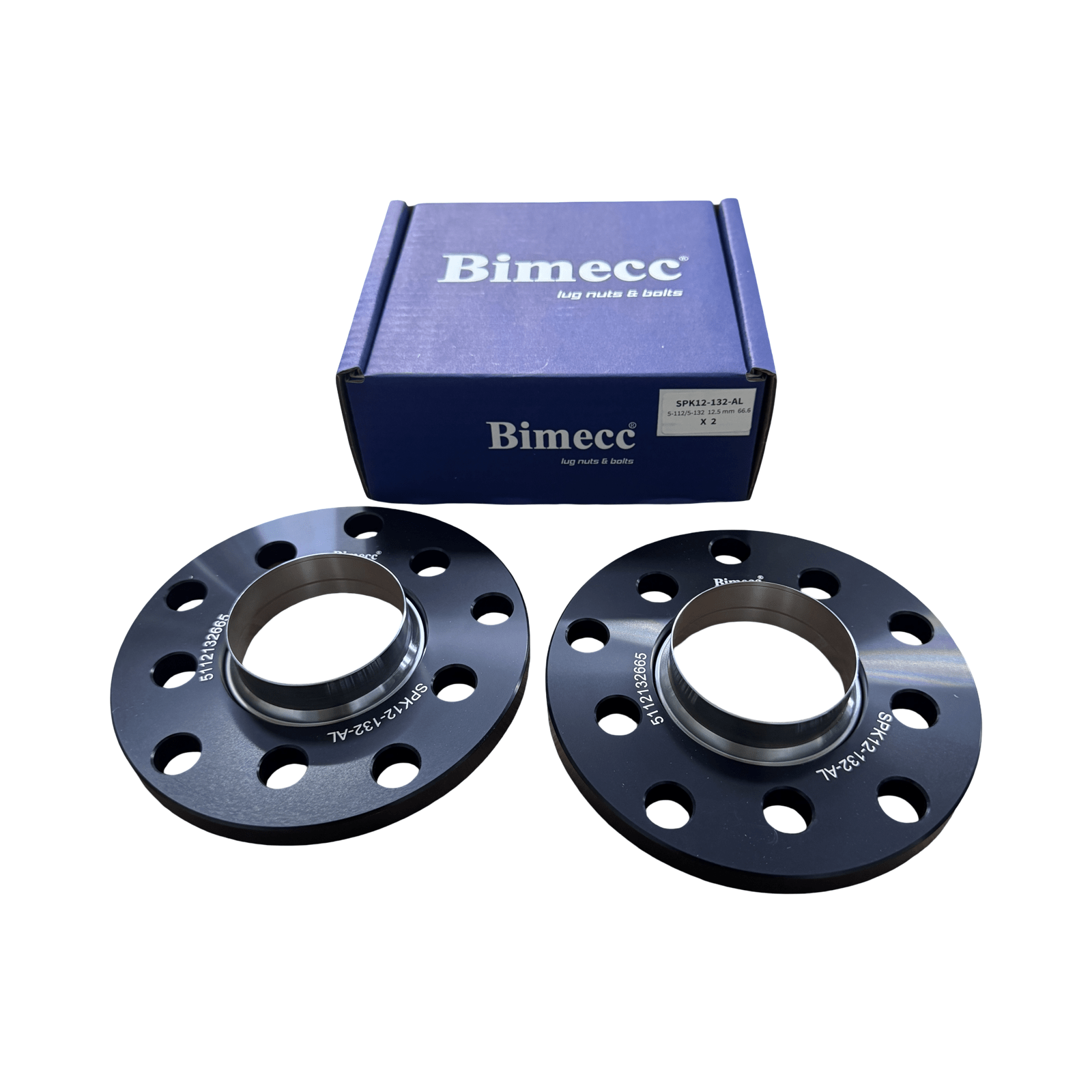 Bimecc BMW G90 & G99 M5 Wheel Spacers (2024+) 12.5MM 5-112 / 5-132 Black - GERMAN PARTS 