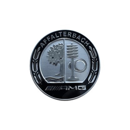 Genuine Mercedes-Benz AMG Bonnet Badge Front Emblem Logo A0008170708 - GERMAN PARTS 