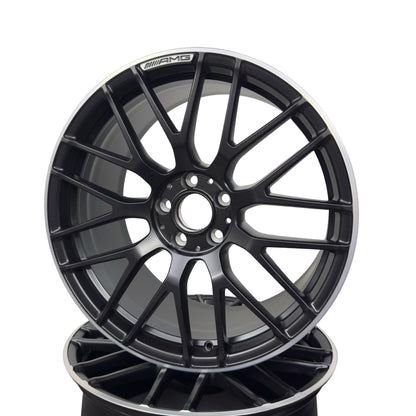 Genuine Mercedes C63 / C63S AMG W205 Multi Spoke 19 Inch Alloys Set of 4 A2054011800 A2054011700 - GERMAN PARTS 