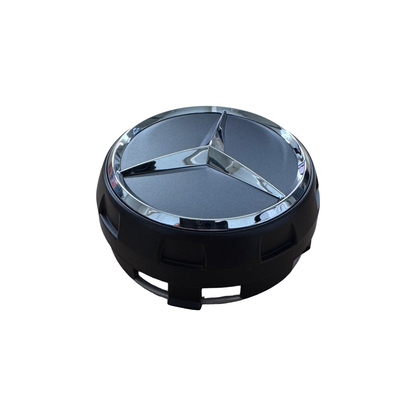 Genuine Mercedes-Benz AMG Satin Black Alloy Wheel Centre Caps X4 A0004000900