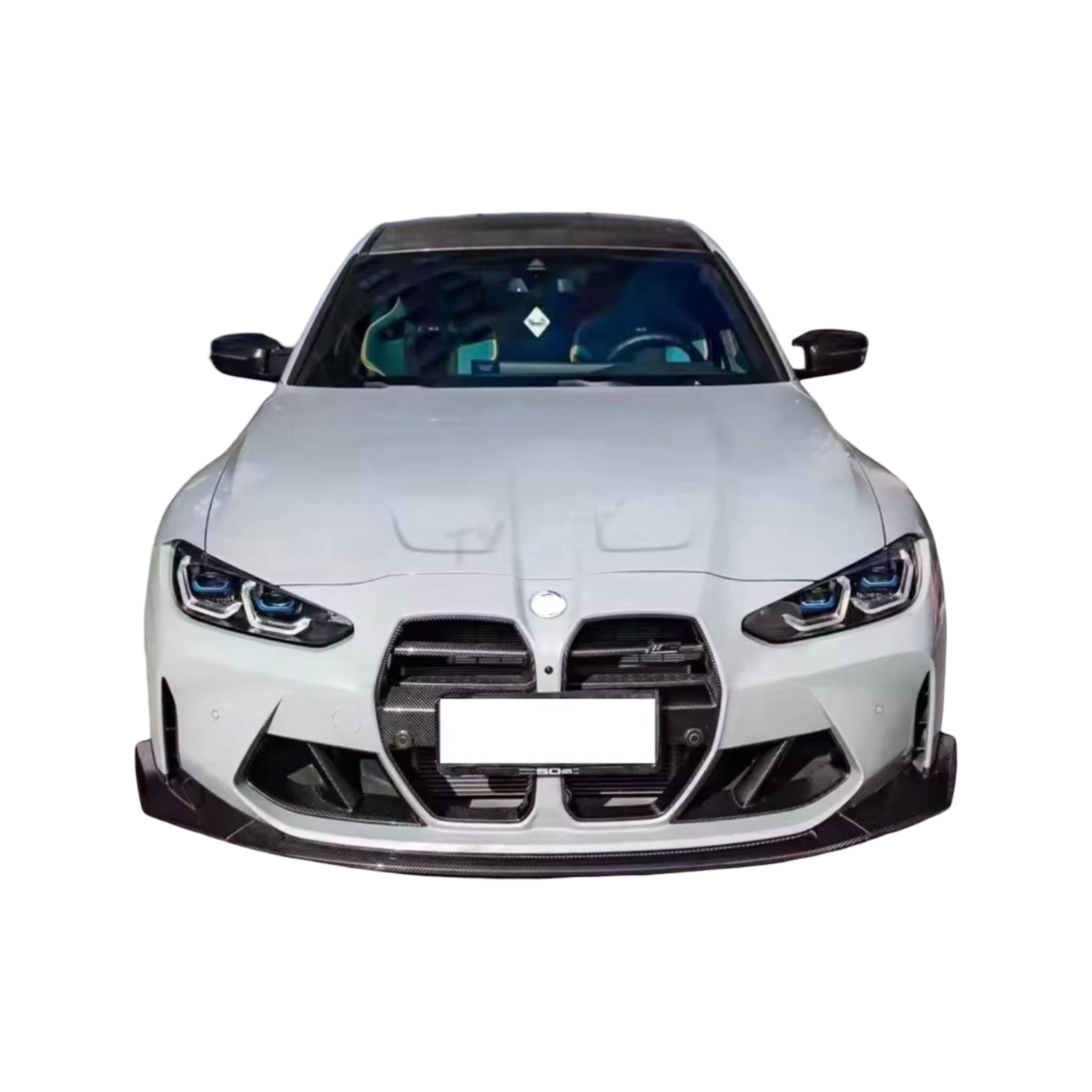 BMW M3 M4 G80/G81/G82/G83 CARBON FIBRE FRONT BUMPER GRILLE WITH ACC