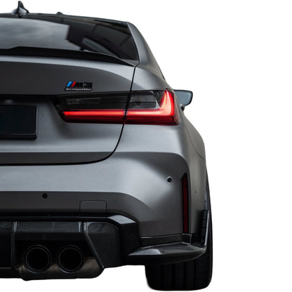 BMW M3 M4 G80/G81/G82/G83 CARBON FIBRE REAR BUMPER DIFFUSER KIT