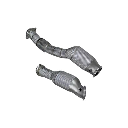 BMW M3 M4 G80/G81/G82/G83 Heat Shielded 200 Cell Hi-flow Sport Cat Downpipe 2021 +