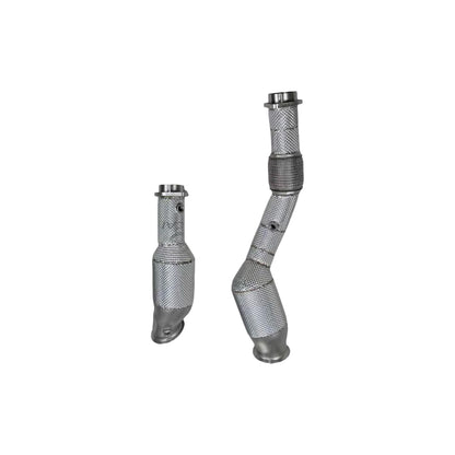 BMW M3 M4 G80/G81/G82/G83 Heat Shielded 200 Cell Hi-flow Sport Cat Downpipe 2021 +