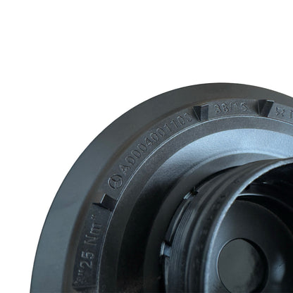 Mercedes AMG Wheel Centre Caps A0004001100 Matte Black