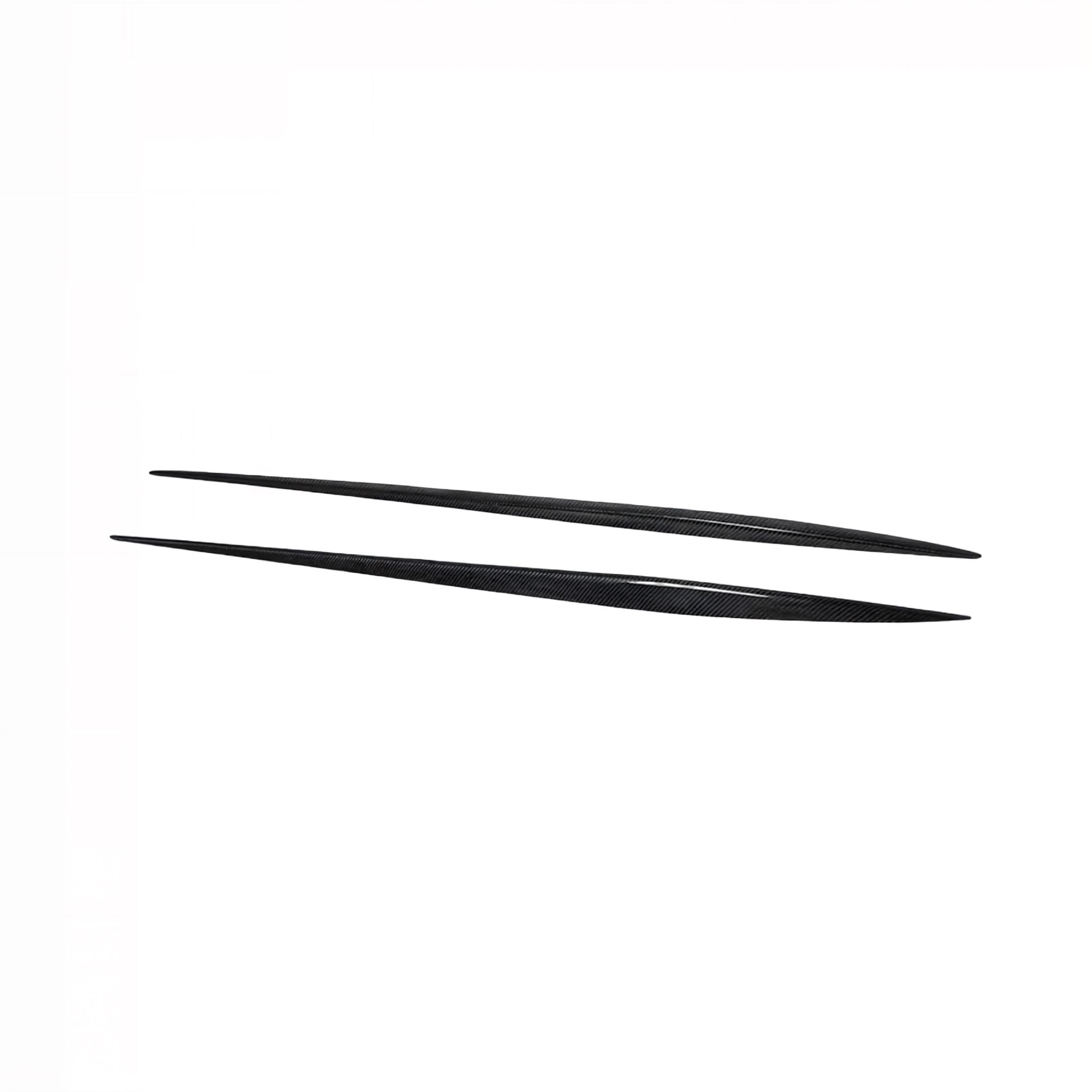 Mercedes AMG GTR C190 Side Skirt Carbon Fibre Trims / Extensions