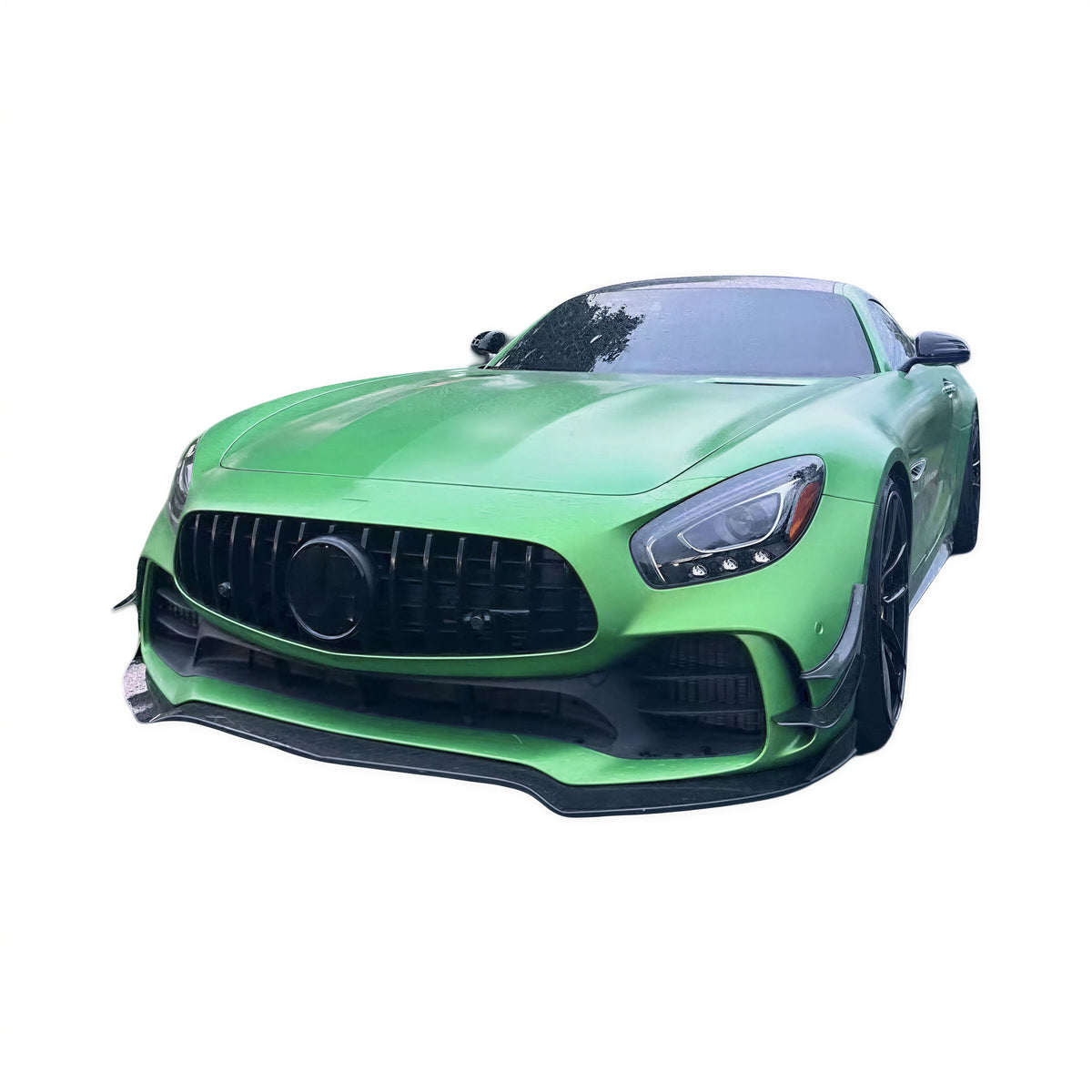 Mercedes AMG GTR C190 Front Bumper Carbon Lip Splitter 2017 - 2022