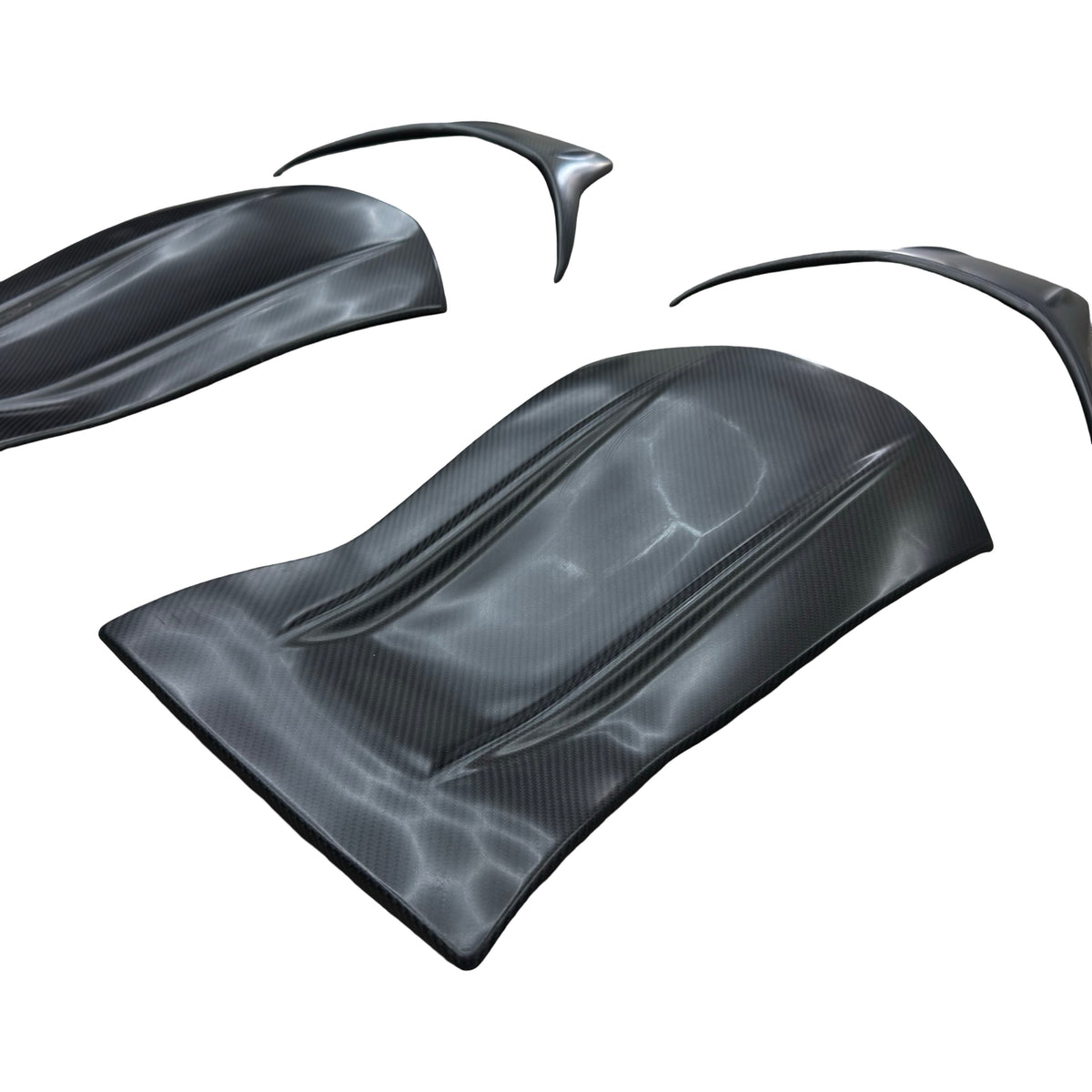 Mercedes AMG GT Coupe C190 Carbon Fibre Seat Backs 2015 - 2022 (satin carbon)