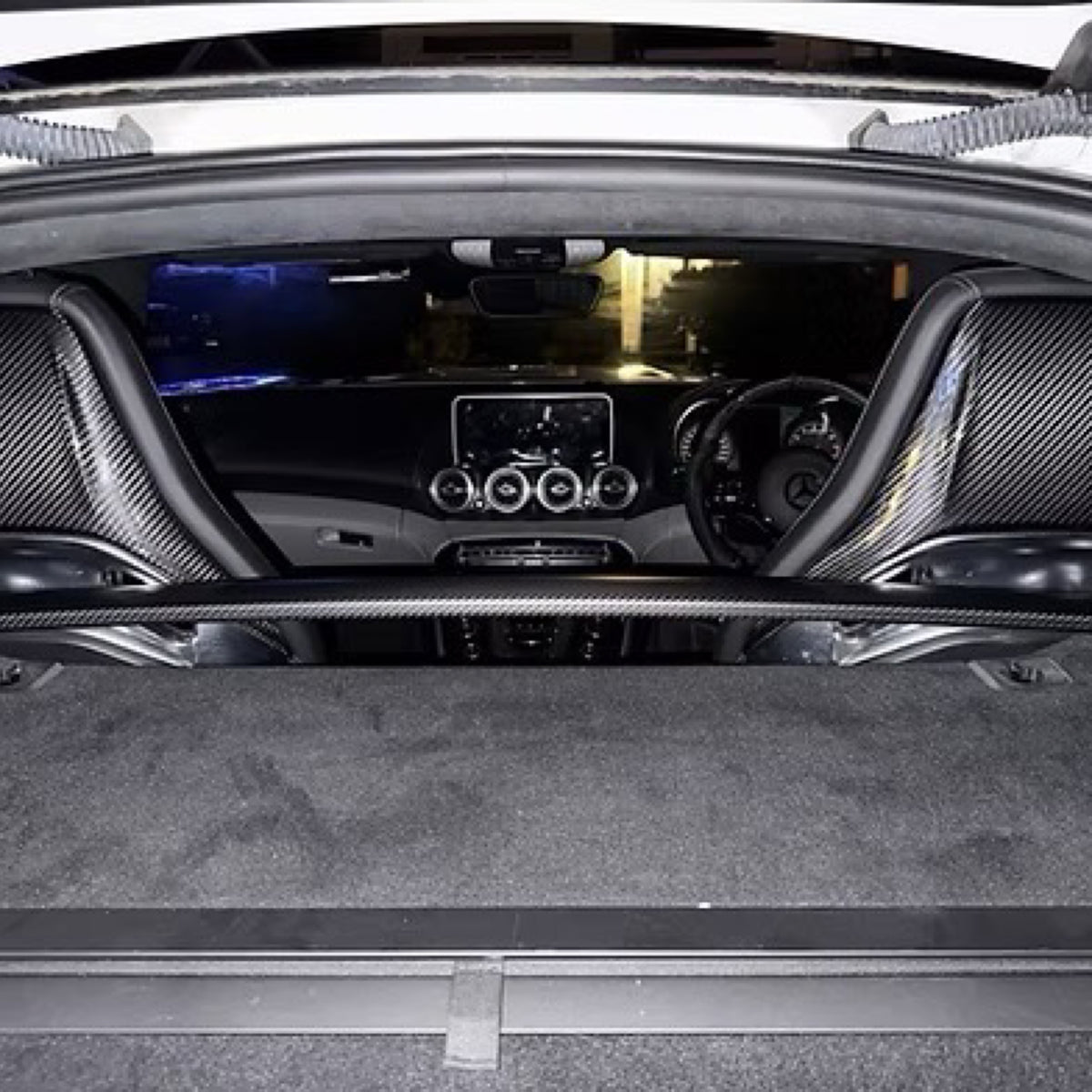 Mercedes AMG GT Coupe C190 Carbon Fibre Seat Backs 2015 - 2022 (satin carbon)