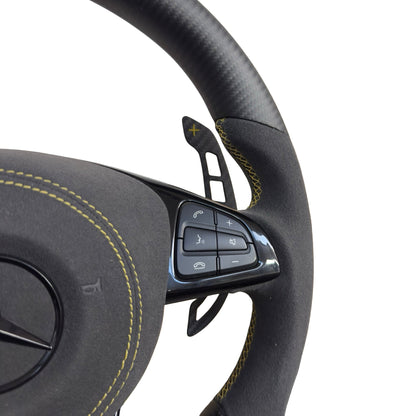 MERCEDES AMG GT C190 W190 AMG Custom Multifunction Steering Wheel - GERMAN PARTS 