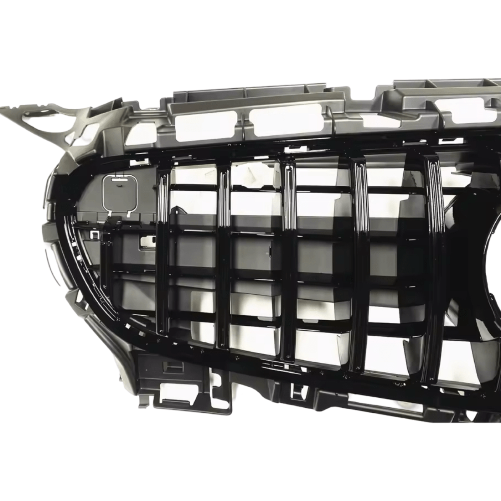 MERCEDES AMG GT R190 C190 PANAMERICANA GRILLE GLOSS BLACK 2015 - 2017 - GERMAN PARTS 