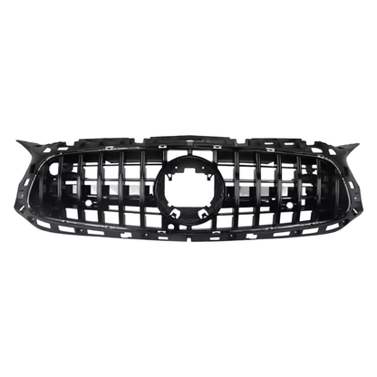 MERCEDES AMG GT R190 C190 PANAMERICANA GRILLE GLOSS BLACK 2017 + - GERMAN PARTS 