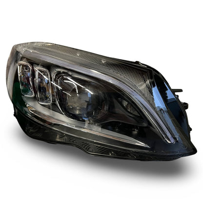 MERCEDES C CLASS W205 right side headlight multibeam LED A2059069605 / A2059069405 / A2059064406 - GERMAN PARTS 