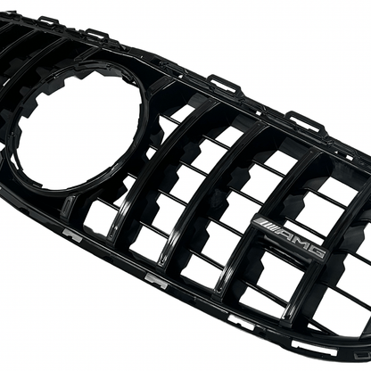 MERCEDES C63 W205 COUPE / SALOON PANAMERICANA GTR GRILLE 2014 - 2018 OEM LOOK - GERMAN PARTS 