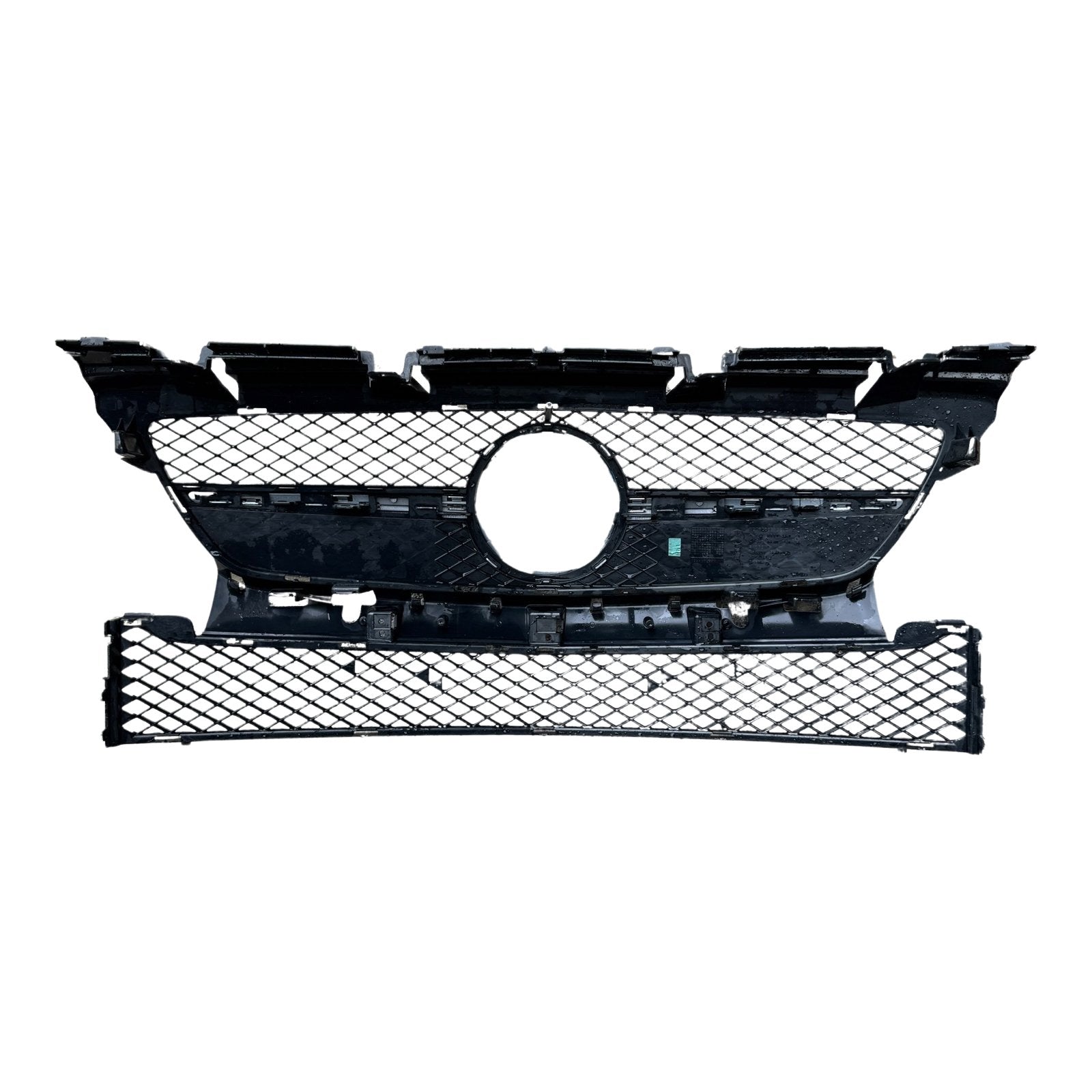 MERCEDES SLK R172 Front Bumper AMG Grille + Star & Carrier - GERMAN PARTS 