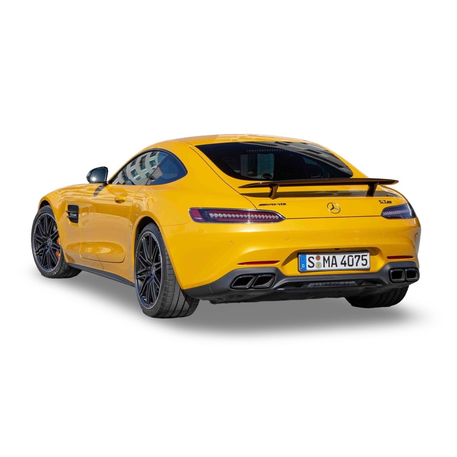 Mercedes AMG GT C190 Facelift Quad Exhaust Rear Bumper Diffuser Conversion Kit 2015 - 2022 - GERMAN PARTS 
