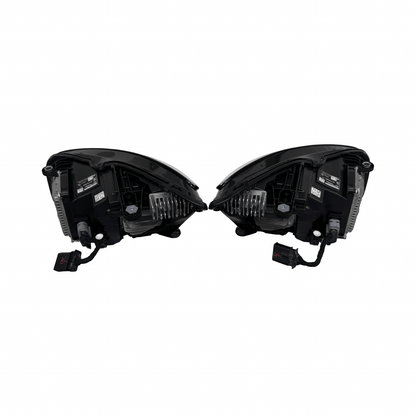Mercedes AMG GT C190 LED Facelift Headlights Pair Left and Right (Conversion Kit) A1909060501 A1909060601 - GERMAN PARTS 