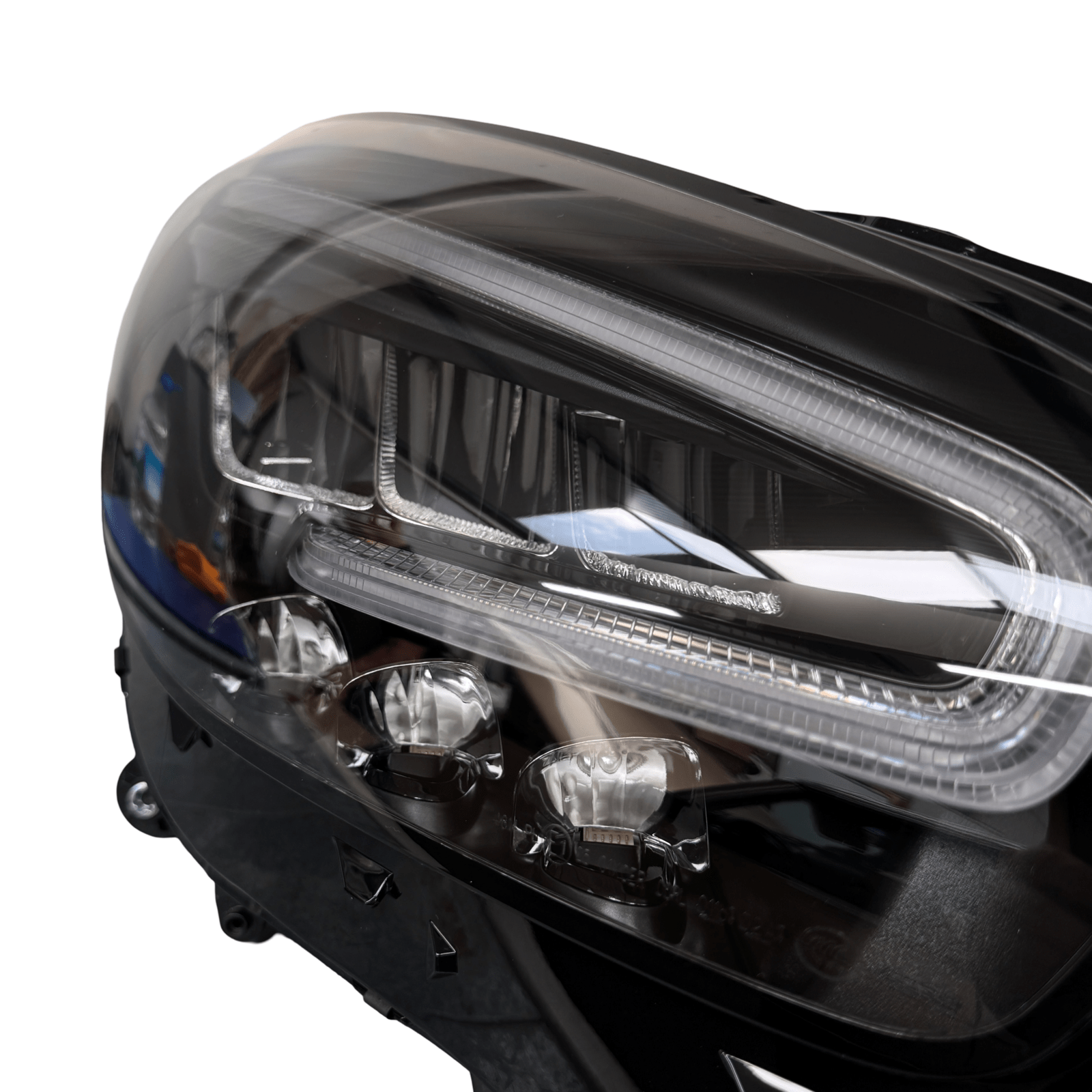 Mercedes AMG GT C190 LED Facelift Headlights Pair Left and Right (Conversion Kit) A1909060501 A1909060601 - GERMAN PARTS 