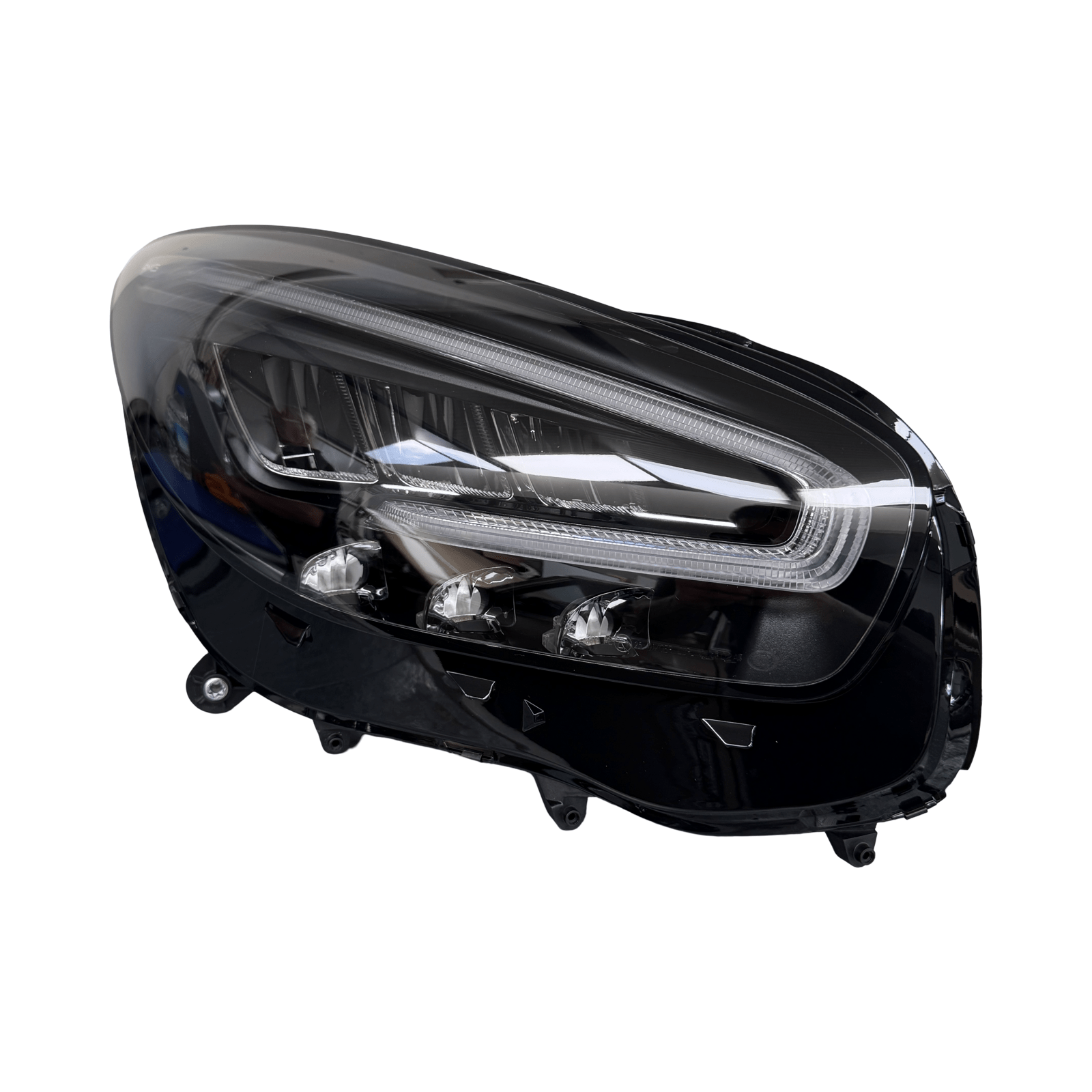 Mercedes AMG GT C190 LED Facelift Headlights Pair Left and Right (Conversion Kit) A1909060501 A1909060601 - GERMAN PARTS 