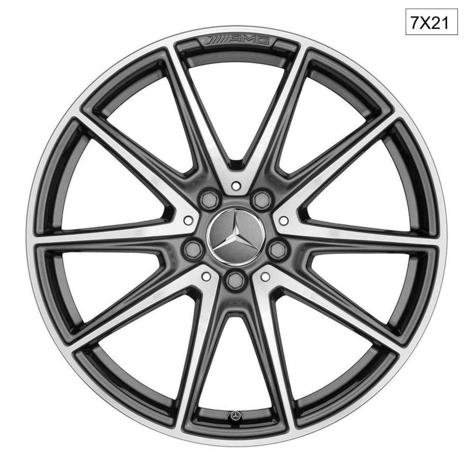 Mercedes AMG GT / GTS C190 Multi Spoke Alloys A1904010600 A1904011000 - GERMAN PARTS 