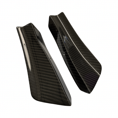Mercedes AMG GT / GTS / GTC W190 C190 Front Bumper Carbon Canards 2017 - 2021 - GERMAN PARTS 