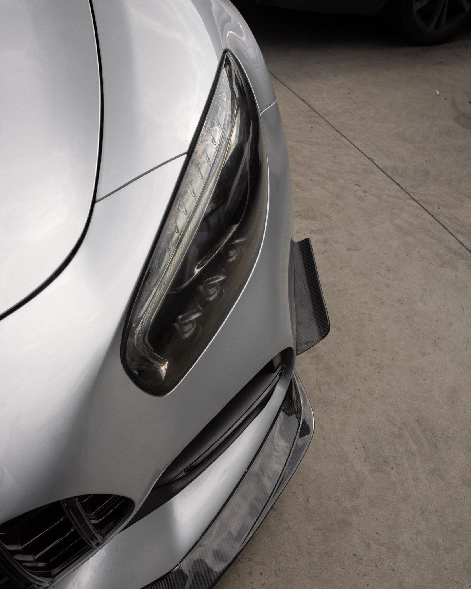 Mercedes AMG GT / GTS / GTC W190 C190 Front Bumper Carbon Canards 2017 - 2021 - GERMAN PARTS 