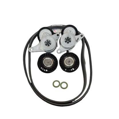 Mercedes AMG GT M178 Belt, Tensioner & Pulley Kit M178 A0039934296 A1772003400 A1782000070 A1772020019 A0129975648 A0039934396 - GERMAN PARTS 