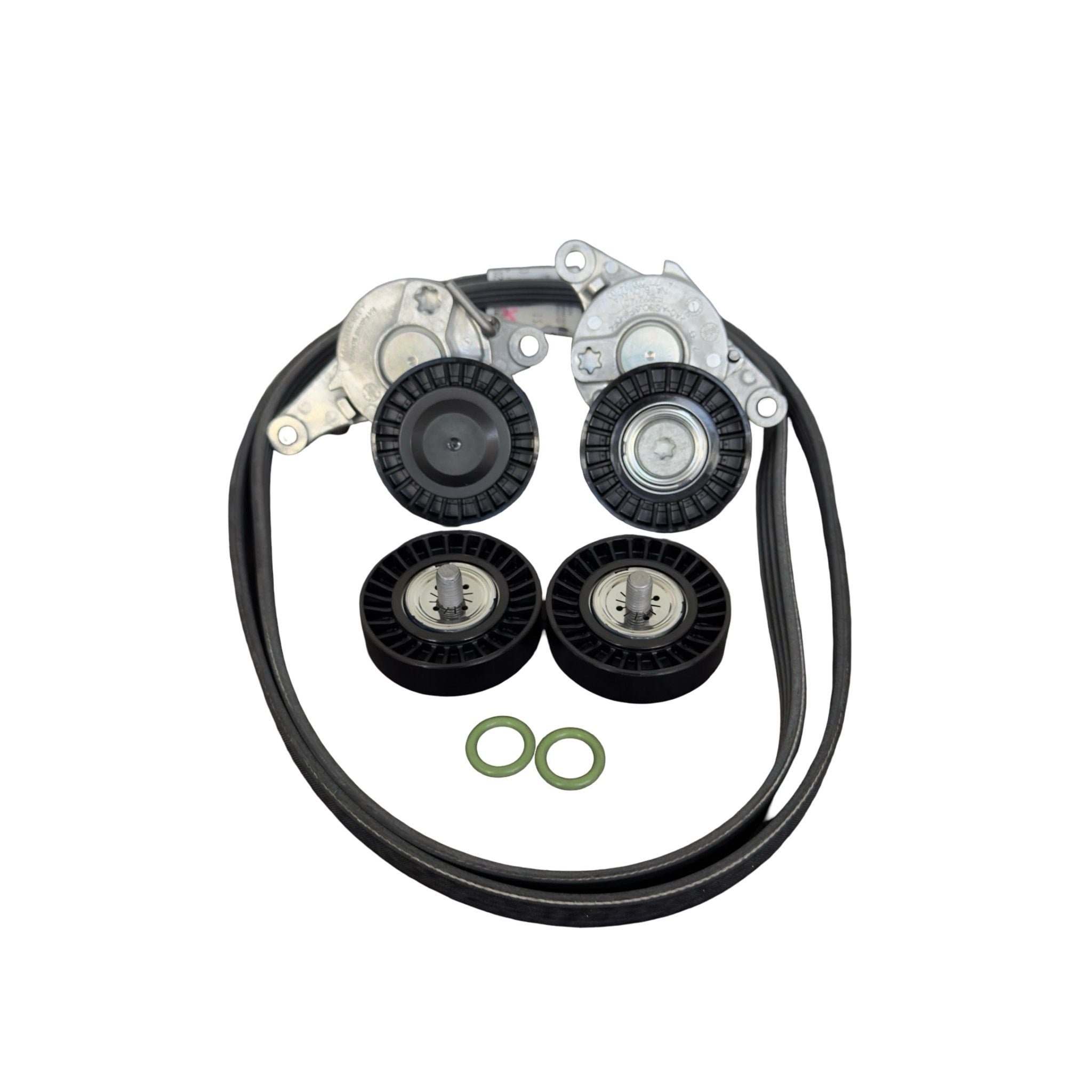 Mercedes AMG GT M178 Belt, Tensioner & Pulley Kit M178 A0039934296 A1772003400 A1782000070 A1772020019 A0129975648 A0039934396 - GERMAN PARTS 