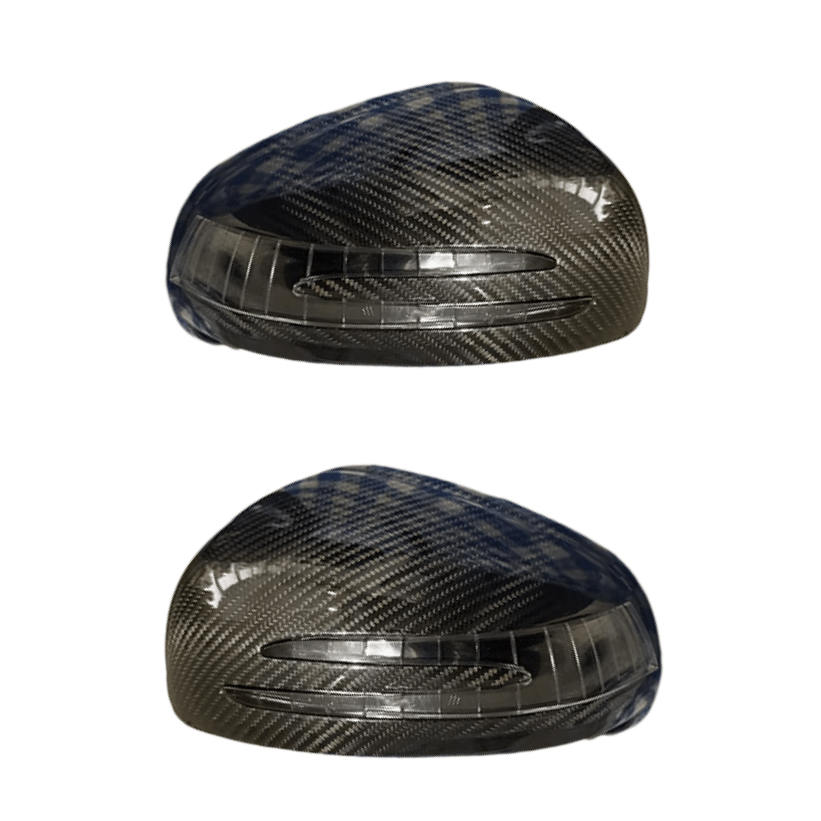 Mercedes AMG GT R190 C190 Carbon Fibre Door Mirror Covers 2015 - 2022 (pair of) - GERMAN PARTS 