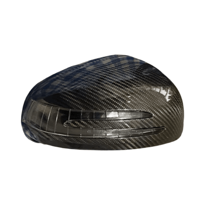 Mercedes AMG GT R190 C190 Carbon Fibre Door Mirror Covers 2015 - 2022 (pair of) - GERMAN PARTS 