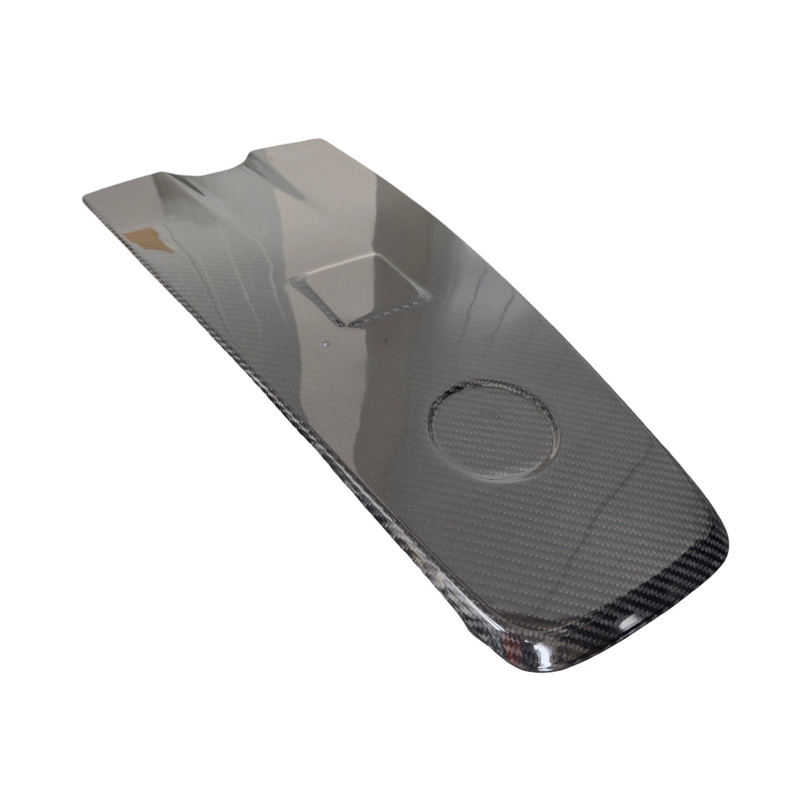 Mercedes AMG GT R190 C190 Carbon Fibre Engine Cover Insert 2015 - 2022 A1905200122 - GERMAN PARTS 