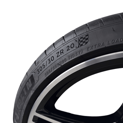Mercedes AMG GTC / GTR C190 Multi Spoke 19 / 20 Inch Alloys Set of 4 A1904011900 A1904011800 - GERMAN PARTS 