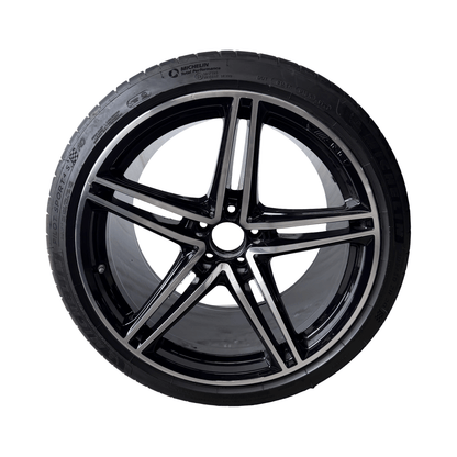 Mercedes AMG GTC / GTR C190 Multi Spoke 19 / 20 Inch Alloys Set of 4 A1904011900 A1904011800 - GERMAN PARTS 
