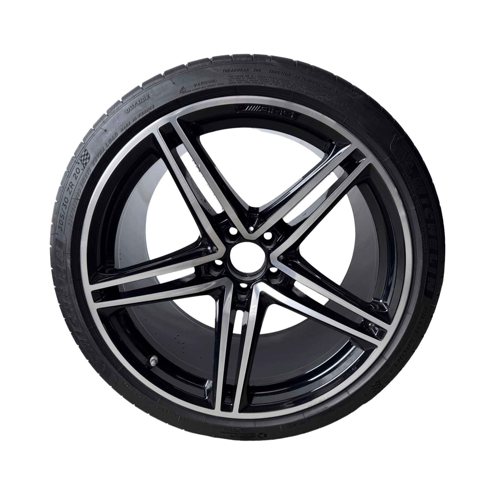 Mercedes AMG GTC / GTR C190 Multi Spoke 19 / 20 Inch Alloys Set of 4 A1904011900 A1904011800 - GERMAN PARTS 