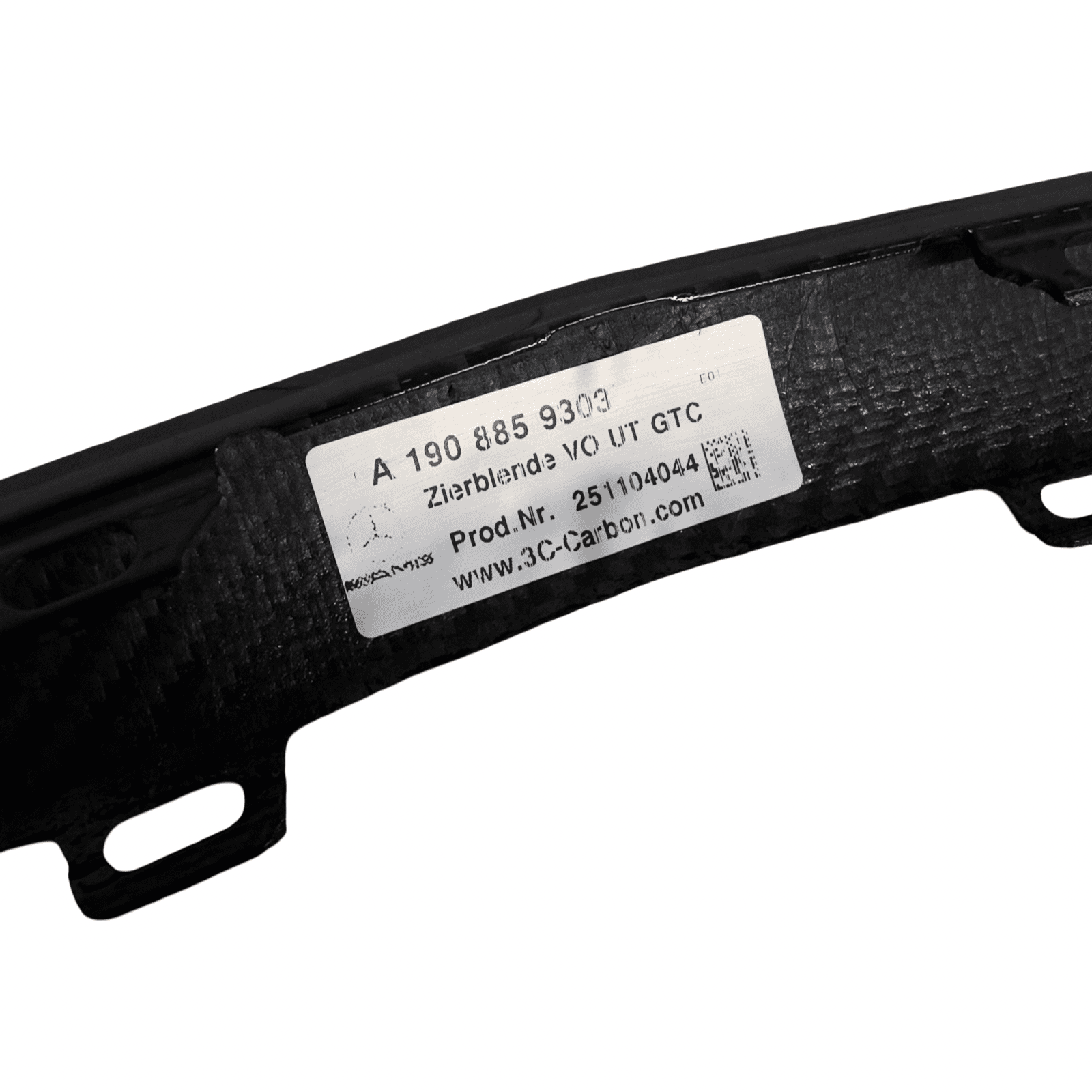 Mercedes AMG GTC GTS C190 Carbon Front Bumper Trim A1908859303 - GERMAN PARTS 